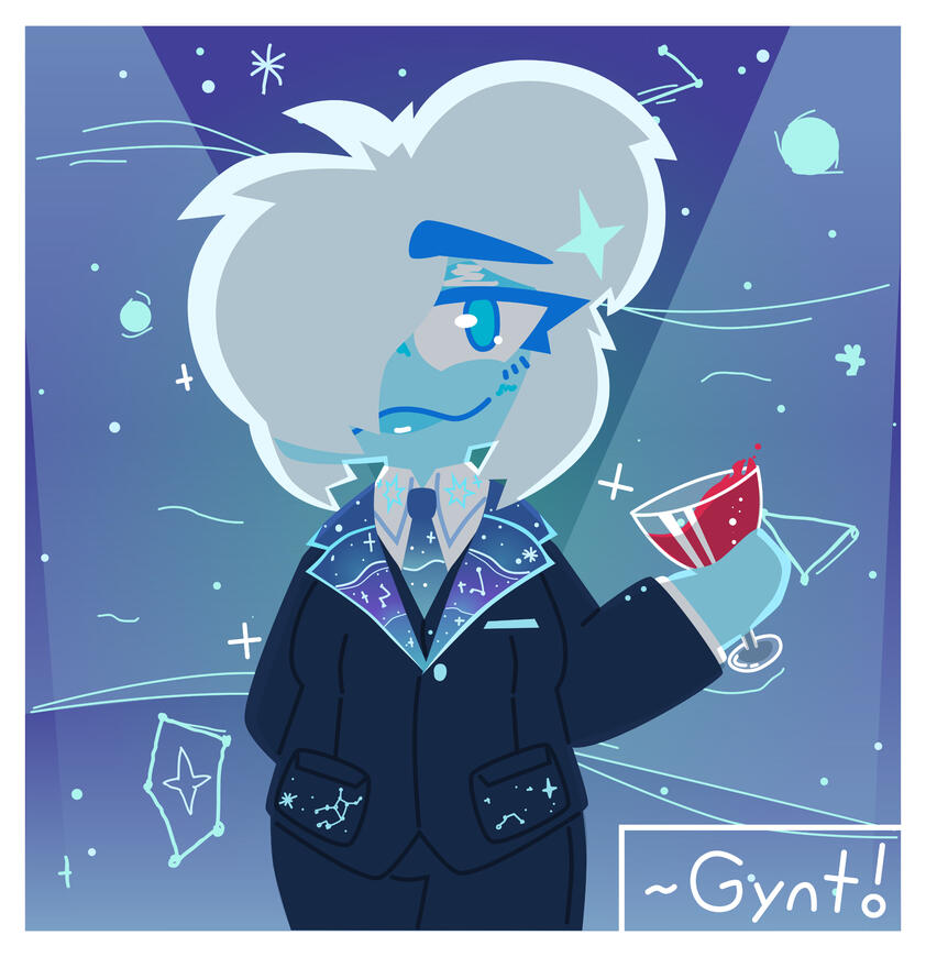 Ace (In that one twitter aurora borealis suit)